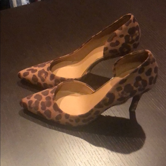 Mission Brown Animal Print Heels - 8.5 - Picture 2 of 3